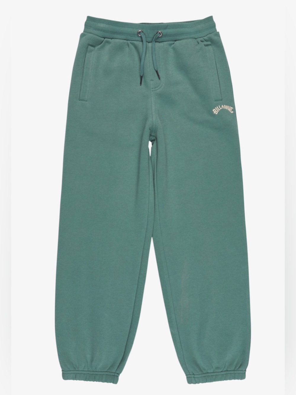 EUC Billabong Boys Arch Fleece Jogger Sweatpants Size 7 Sage Teal Surf Skate